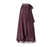PINKO- Vestido Maxi de Seda y Acetato- Skirts- Mujer- Rojo- L- Vestido Maxi de Seda y Acetato