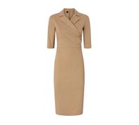 PINKO- Vestido midi ajustado con lazo- Dresses- Mujer- Beige- XS- Vestido midi ajustado con lazo