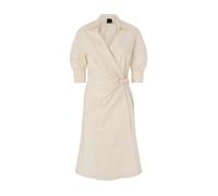 PINKO- Vestido Midi Cruzado- Dresses- Mujer- Beige- M- Vestido Midi Cruzado