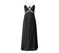 PINKO- Albino Abito Twill Fluido- Dresses- Mujer- Negro- XS- Albino Abito Twill Fluido
