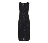 PINKO- Vestido Midi de Encaje Rebrodé- Dresses- Mujer- Negro- L- Vestido Midi de Encaje Rebrodé