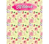Pinky Charms | Composition Notebook College Ruled: Pink Floral Coquette Journal for School, College & Work | Cute Strawberry & Butterfly Notebook for Girls & Women