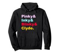 Pinky, Inky, Blinky y Clyde Old School Arcade Gamer Pac Sudadera con Capucha