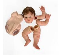Pinky Reborn 22 Pulgadas 55CM Kit De Pintura Muñeca Reborn Realista Chica o Chico Tacto Suave DIY Muñeca (Echar raíces en el Cabello)