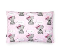PinkZebra Funda de Almohada Infantil y niña, Funda de Almohada de 25 x 50 cm, 100% algodón, Funda de Almohada con Certificado Öko-Tex Standard 100, Fundas Infantiles con Cremallera, It's a Girl