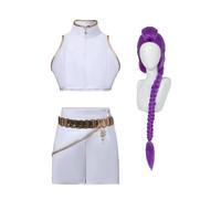 Pinloo Anime Rumi Cosplay Disfraz Anime Mira Uniforme Traje con Peluca Zoey Disfraces de Halloween Zoey Cosplay Uniforme