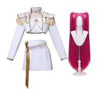Pinloo Anime Rumi Cosplay Disfraz Anime Mira Uniforme Traje con Peluca Zoey Disfraces de Halloween Zoey Cosplay Uniforme