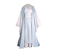 Pinloo Lan Wang Ji Cosplay Disfraces Completo Set Lan Wang Ji Hanfu con Wig Halloween Anime Cosplay Disfraz Conjunto Dibujos Animados Personaje Uniforme Traje S-XL