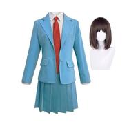 Pinloo Mitsumi Iwakurai Disfraz de Cosplay Traje con Peluca Anime Sousuke Shima Uniforme Mitsumi Iwakurai Halloween Party Disfraces S-XXL
