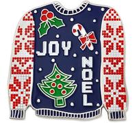 pinmart de feo Jersey de Navidad moda esmalte de Navidad broche Pin