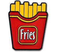 pinmart de patatas fritas de comida rápida enamel lapel pin