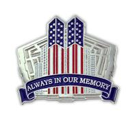 pinmart del 9/11 SEPTIEMBRE 11th siempre en nuestra memoria doble Torres Pin de solapa