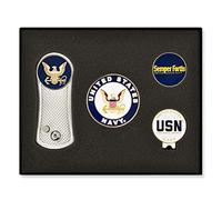 PinMart Juego de regalo de golf con licencia oficial de Estados Unidos, Metal, Sin gemas.