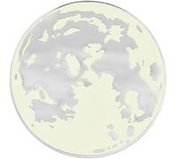 PinMart Pin de solapa esmaltado con luna llena que brilla en la oscuridad, 1, Esmalte