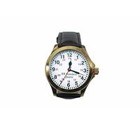 Pinnacle Awards Canada Reloj de pulsera aprobado por ferrocarril, esfera lisa, caja de acero inoxidable dorada, Oro, Vestido