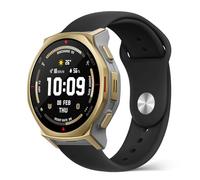 PinnWaa 20mm Correa de Silicona Compatible con Amazfit Cheetah 2 Pro/Active 3 Premium/T-Rex 3 Pro 44mm/Active 2 Square/Active 2/Active/GTR Mini/GTS 4/Bip 3/Bip 3 Pro, Correa Deportiva Suave - Negro