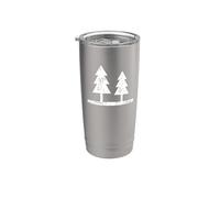 Pino Árboles Aire Libre Camping Sender Vaso térmico de acero inoxidable de doble pared