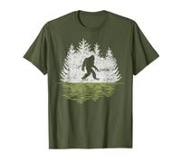 Pino Árboles Bosque Bigfoot Reflexión Vida Silvestre Naturaleza Exterior Camiseta