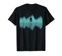 Pino Árboles Bosque Bigfoot Reflexión Vida Silvestre Naturaleza Exterior Camiseta