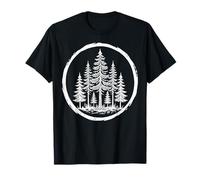 Pino Árboles Bosque Boho Aire Libre Camping Sender Camiseta