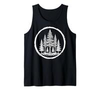 Pino Árboles Bosque Boho Aire Libre Camping Sender Camiseta sin Mangas