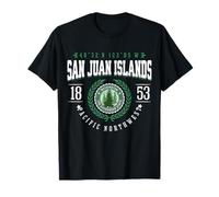 Pino de Washington, Washington, WA, Recuerdo Retro de Las Islas de San Juan Camiseta