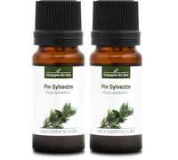 PINO SILVESTRE - 10 mL - Aceite Esencial Orgánico - 100% Puro, Natural, Quimiotipado y Certificado AB (Paquete de 2)