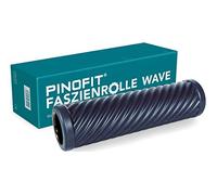 PINOFIT - Rollo de fascia de onda extra largo para fascias con carteles de ejercicios y videos de entrenamiento en línea, para auto-masaje y tratamiento del tejido conectivo - Varios colores