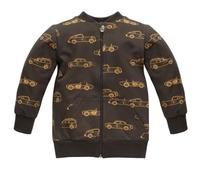 Pinokio Baby Jacket Happy Day, 100% Cotton Black, Unisex Gr. 62-110, Sudadera Niños Bebes, Graphite Old Cars,