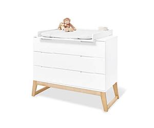 PINOLINO 133466B Bridge - Cambiador ancho (58,5 kg), color blanco