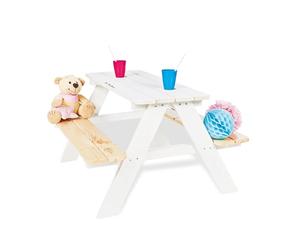 Pinolino Grupo de Asientos Infantiles 'Nicki para 4', Blanco, 90 x 79 x 50 cm