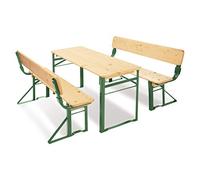 Pinolino Grupo de Asientos Infantiles 'Sepp con Respaldo', de Madera y Metal, 3 Piezas, fácil de Plegar, Recomendado a Partir de 3 años