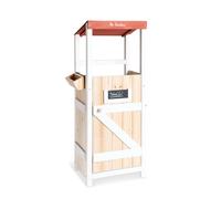 PINOLINO Hobby Horsing Stall Stalli, establo para Caballos enchufables, práctico Soporte para 2 Caballos, con comedero para Colgar, Madera de coníferas, Ancho 37 cm, Profundidad 26 cm, Alto 97 cm