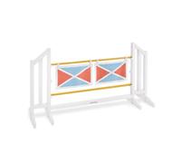 PINOLINO Juego de obstáculos Stormy, Accesorios para Caballos de Hobby, Juego de obstáculos, obstáculos para niños para Saltar, Hobby Horsing, 1 Salto con Bandera, Ancho 119 cm, Profundidad 34 cm