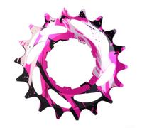 Piñón 18T Hueco para MTB Ruta Piñón 18T Hueco para MTB Ruta Piñón | Aleación aluminio, hueco, 40% más ligero, ideal ruta y montaña, montaje seguro(Pink)