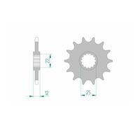 Envío gratis piñon afam acero autolimpiable 94313-paso 520 para moto repuestos