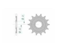 AFAM 27502-13 Piñón para cadena