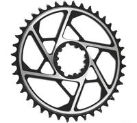 Piñón ancho estrecho de 3 pernos MTB para aleación de aluminio CNC para bielas SRAM 30T-42T negro montaña para bicicleta pieza de repuesto para acabado anodizado (32T)