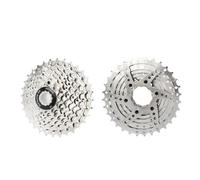 PiñOn Bicicleta Cassette MTB de 8 velocidades, 8 V, K7, 11, 46, Rueda Libre de Acero for Bicicleta de montaña de 8 s, piñones for Bicicleta PiñOnes Bicicleta MontañA(8S 11-32T Silver)