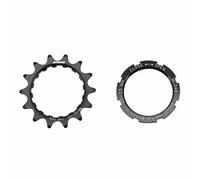 Piñón compatible Bosch 14 dientes (con desplazamiento de 2,5 mm) FSA negro par