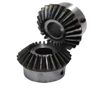 PiñóN CóNico 2PCS Bevel Gear 2M 20Teeth Inner Hole 8/10/12/14/15/16/17/18/19/20 Mm 90 Degrees Meshing Steel Screw M5(15mm)