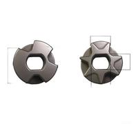 Piñón de acero al carbono de 7 dientes diseñado para cadena de motosierra de paso de 1/4 pulgadas para modelos de sierra de madera de 4 a 8 pulgadas