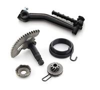 Piñón de arranque de pedal, empujador, reparación de resorte, juego de reparación para motores de 2 tiempos (50 ccm) con palanca