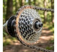 Piñón de bicicleta deportiva de acero diseñado para compatibilidad de velocidad 678 que ofrece una precisión de cambio constante y reducción del tambaleo en terrenos difíciles (6)