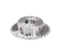 Piñón de cadena de rodillos de dientes de acero inoxidable 304 | 04C Acero inoxidable 304 8-25 mm 40T: Transmisión industrial mecánica(19mm(keyway 6x2.8mm))