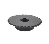 Piñón de cadena de rodillos, Piñón de cadena #25 04C 1/4 pulgada 20T 24T 25T 10-20 mm Orificio chavetero Acero #45(20 Teeth,16mm(5x2.3mm))