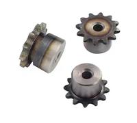 Piñón de cadena de rodillos, Piñones del engranaje de cadena 04C for el acero diente 45 la rodillos 9-24(12 Teeth)