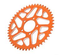 Piñón de cadena para motocicleta, diseño de 62 dientes para motos de cross, diseñado para adaptarse a Surron para Light Bee X/S con materiales (naranja)