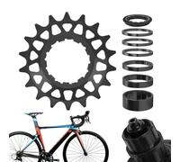 Piñón de cadena | Piezas de modificación de rueda de 16 dientes/18 dientes, Piñón de rueda trasera adecuado para bicicleta, para jóvenes adultos, principiantes de MTB y ciclismo en carretera al aire