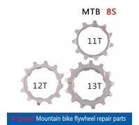 Piñón de casete de rueda libre compatible con bicicletas de montaña de 8, 9, 10, 11 velocidades con construcción de acero y diseño de dientes (10S 11T)
